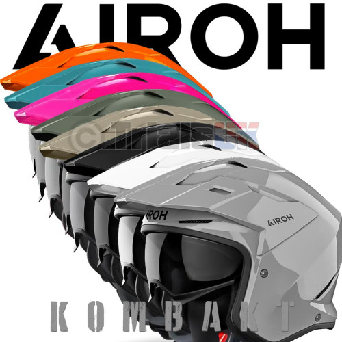 NEW Airoh KOMBAKT Trials Riding Helmet with retractable visor