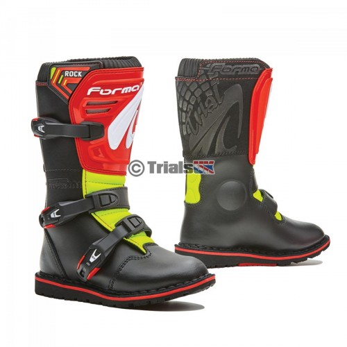 Forma Rock Junior Trials Boot - Black/Red/Yellow