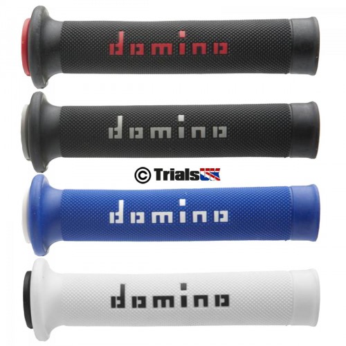 Domino Dual Compound Pro Trials Grips - Open Ended - In 4 Colours