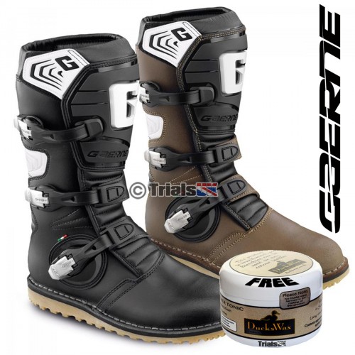 Gaerne Balance PROTECH Trials Boots with FREE Ducks Wax and Applicator