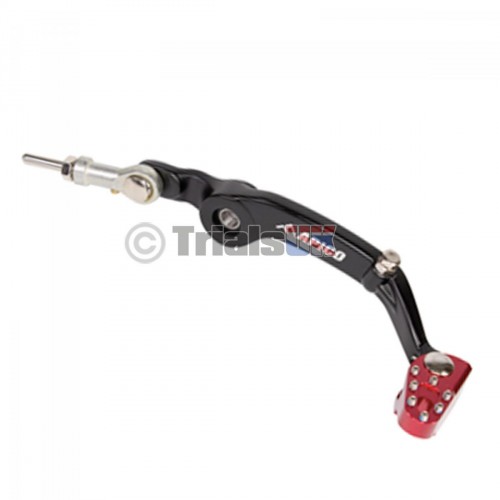 GasGas Rear Brake Lever Apico ELITE 2019-2023 - Black/Red