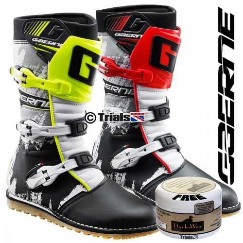 Gaerne Trial Classic Pro Trials Boots with FREE DucksWax and Applicator Sponge