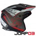 MOTS JUMP UP03 Trials Riding Helmet with Drop Down Visor