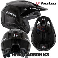 Hebo ZONE CARBON K3 Trials Helmet - Gloss Finish
