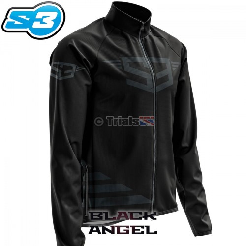 S3 2022 Black Angel Trials Rain Jacket