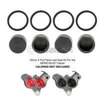 Braktec MonoBloc Front Caliper Repair Kit - GasGas Racing/GP - TRS RR/GOLD - Vertigo - Montesa RR - Sherco Factory