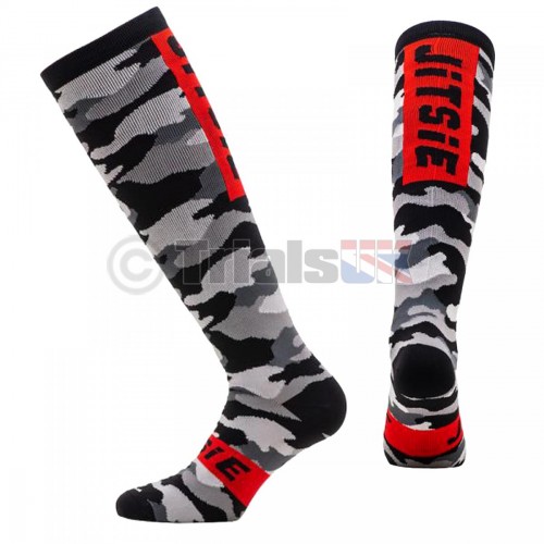 Jitsie Adult CAMO Trials Riding Socks