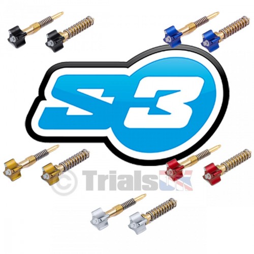 S3 KEIHIN PWK28 Carb Adjuster Screw Kit - Gas Gas Sherco Beta TRS Scorpa Montesa