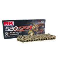 RK MXZ5 520 Chain - All Gold 106 links
