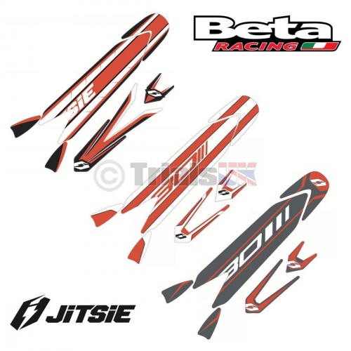 Jitsie BETA EVO 80 Front and Rear Mudguard Decal - 2021/2022/2023/2024