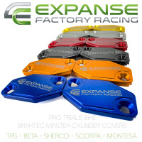 Expanse Trials Braktec Master Cylinder Covers Brake and Clutch - UK Made