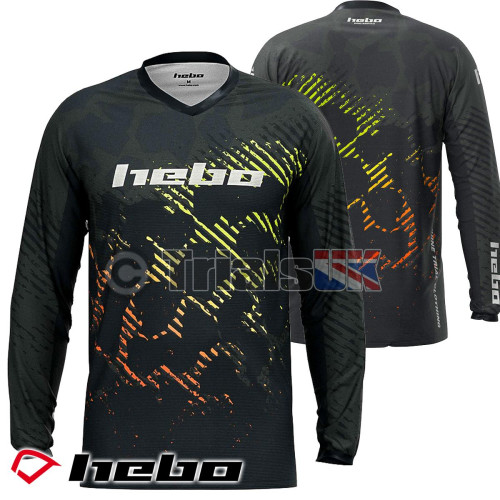 Hebo 2026 Junior PRO CAMO Trials Riding Shirt