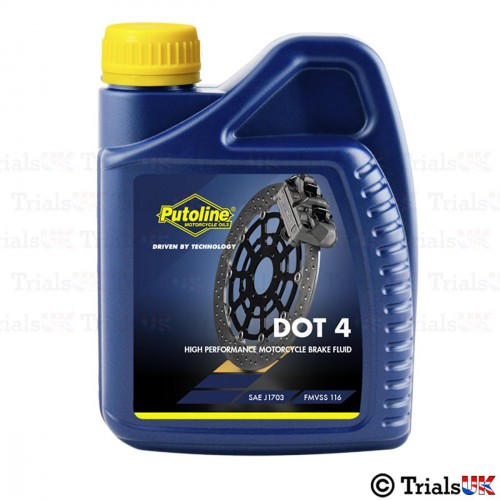 Putoline DOT 4 Brake Fluid 500ml