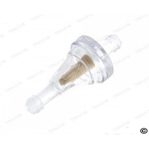 Round Clear Fuel Filter - 6mm