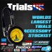 Trials Section Flags 10 Yellow 10 White Vinyl Flag Pin Markers