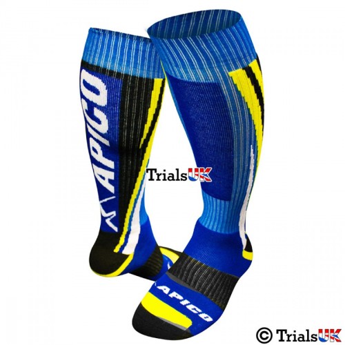 Apico Racing Trials Riding Sock - Kids/Youth/Junior - UK 3-5