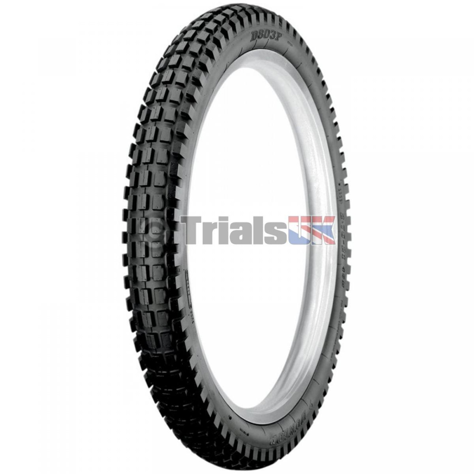 Dunlop D803 GP Tubeless Front Trials Tyre