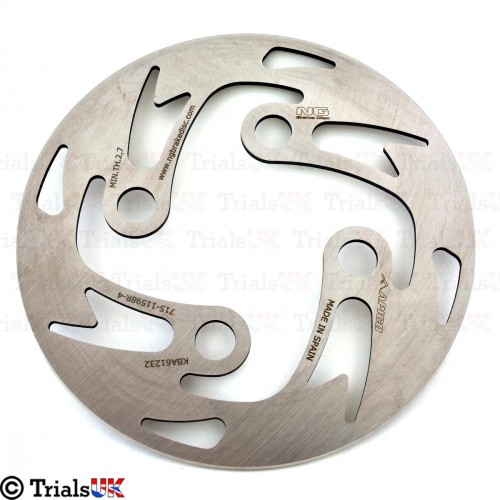 NG Trials Front Brake Disc - GasGas Sherco TRS Vertigo Scorpa