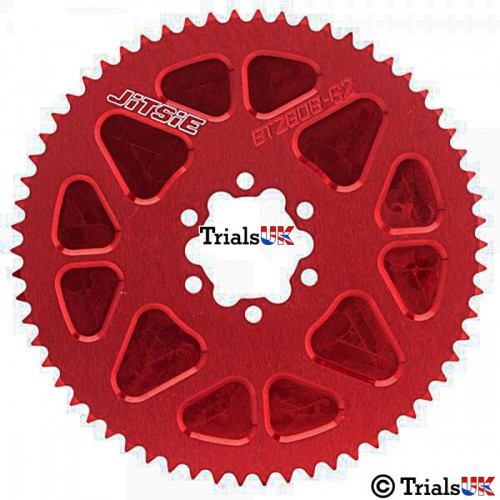 Jitsie Oset 12.5 - 16 and 20 inch Rear Sprocket - 62T 68T 82T 86T