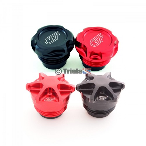 CSP Beta Evo Fuel Tank Cap - 2009 Onwards - Black/Blue/Red