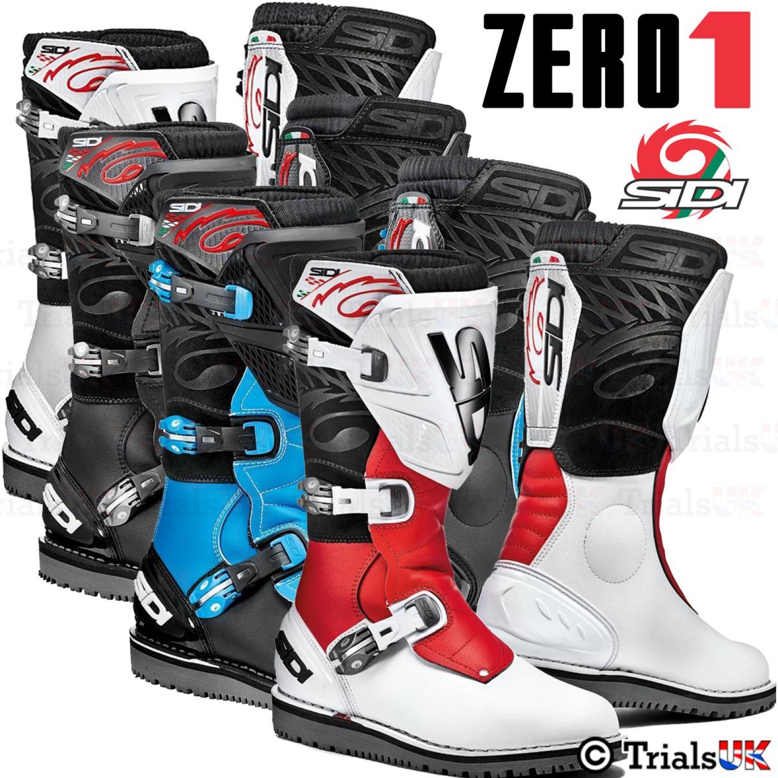 Sidi Zero.1 Trials Riding Boots - 3 
