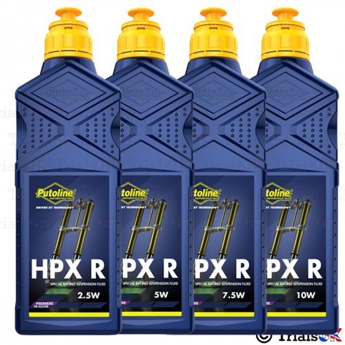 Putoline HPX R Fork Oil - 2.5w/5w/7.5w/10w - 1 Litre