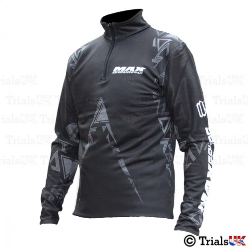 Wulf Max Trials Riding Shirt - Black/Grey