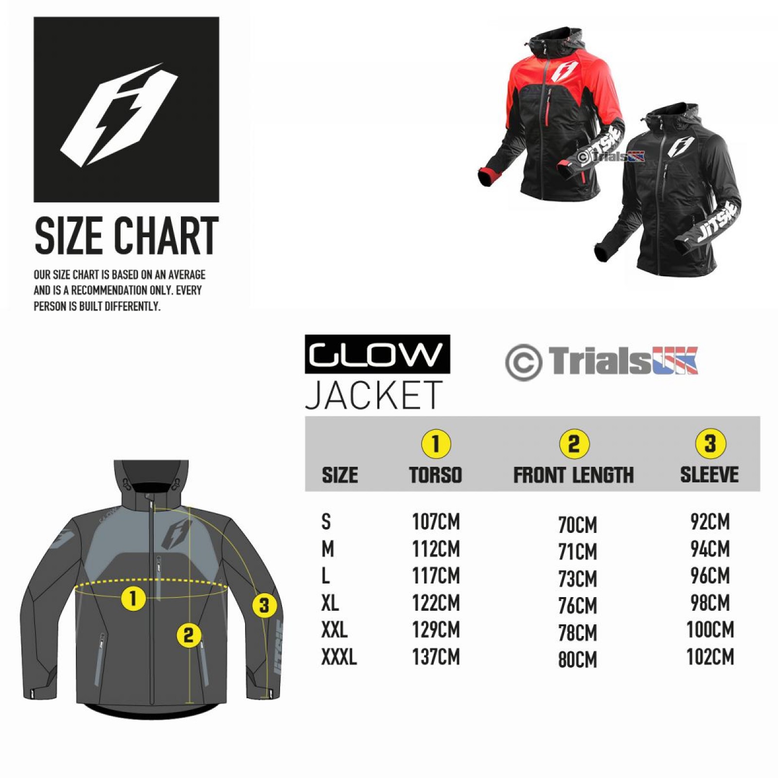 Jitsie 2019 GLOW Weatherproof Riding Jacket