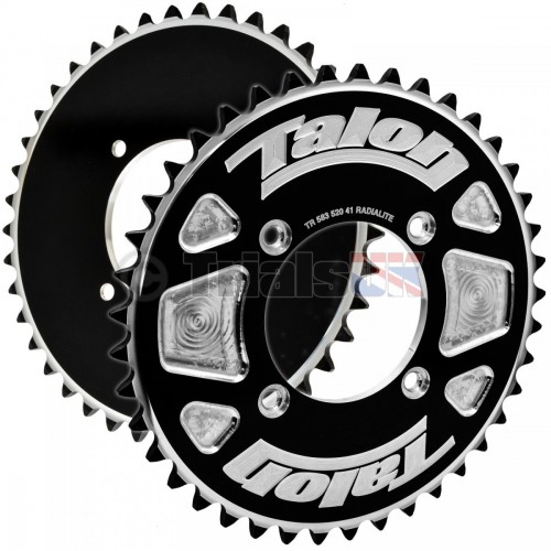 Talon Solid Faced Trials Rear Sprocket - FIM Approved - 4 Hole 520 Gauge