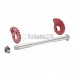 Jitsie Rear Wheel Axle with Anodised Snail Cams - GasGas/Sherco/Montesa/Vertigo/Scorpa Twenty