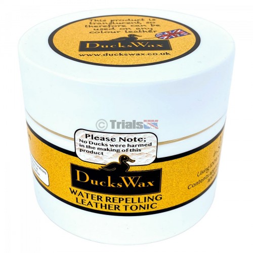 Ducks Wax Clear WaterProofing Cream Polish 100ml for Leather Clothing Wood Boots Shoes Saddles Duckwax