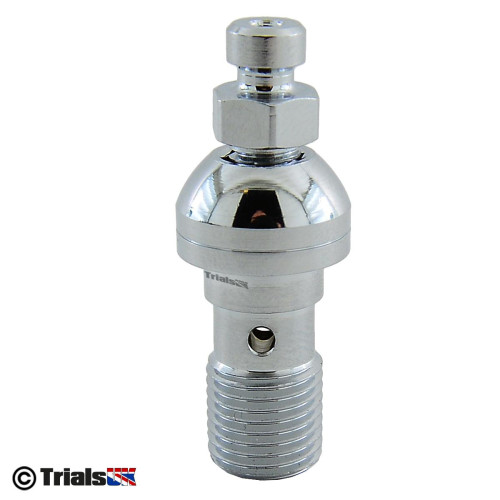 Apico Clutch Banjo Bolt with Bleed Nipple - M10